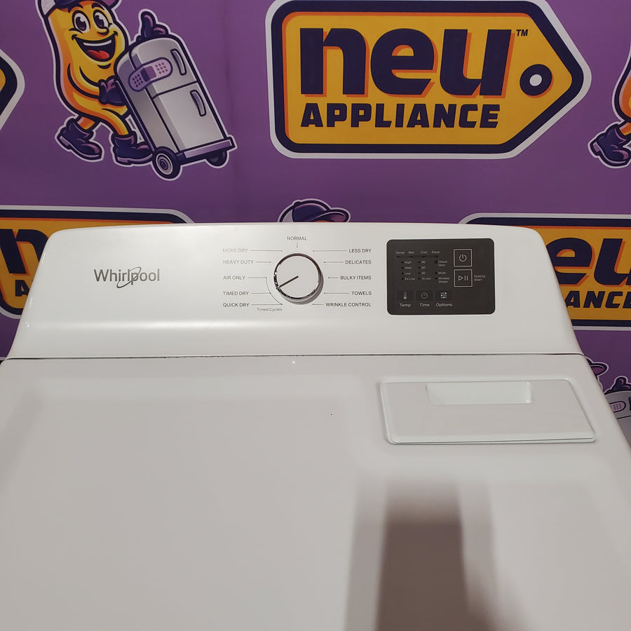 Whirlpool 7.0 cu. ft. Electric Dryer with Adaptive Dry and Wrinkle Shield™ Option WED4307SW - Scratch & Dent (Minor)