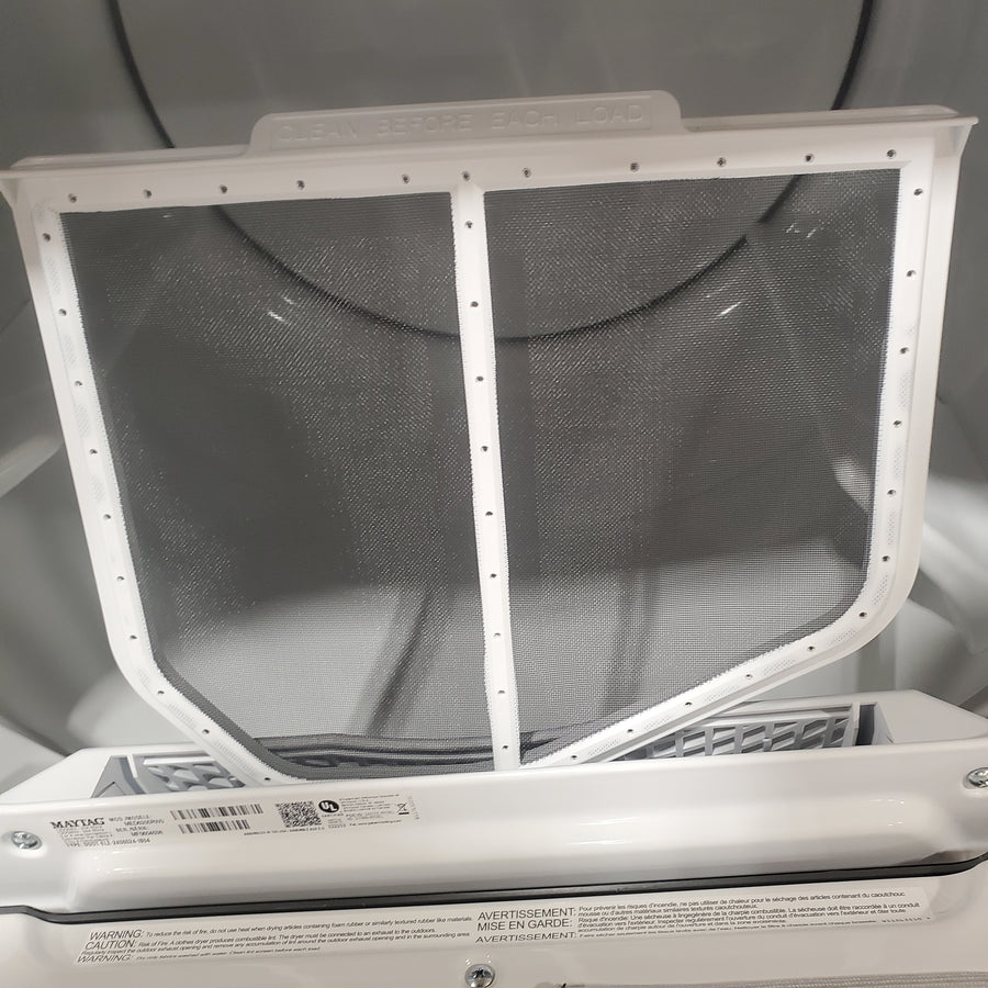 Maytag 7.4 Cu. Ft. Top Load Electric Dryer with Extra Power and Advanced Moisture Sensing MED6205RW - Scratch & Dent (Minor)