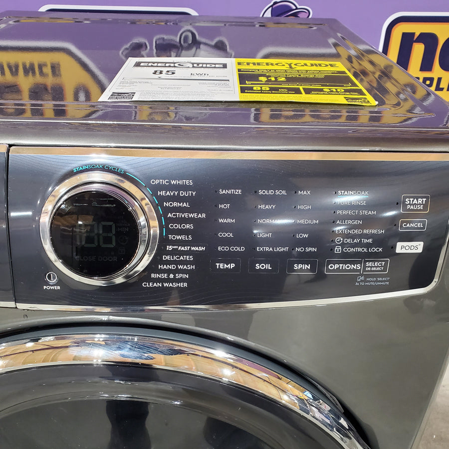 Electrolux Titanium Front Load 600 Series 4.5 Cu. Ft. Washer with Smartboost and Hand Wash Cycle ELFW7637AT - Scratch & Dent (Moderate)