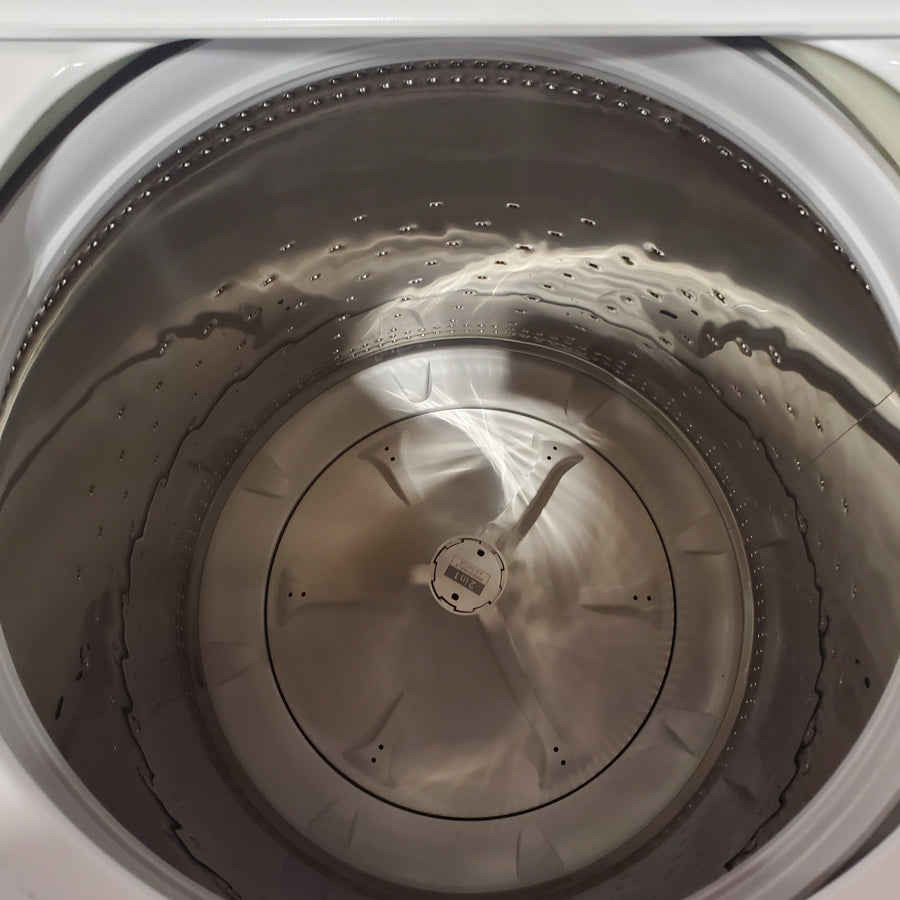Whirlpool 3.8–3.9 Cu. Ft. Top Load Washer with 2 in 1 Removable Agitator and Soil Level Selection WTW4957PW - Certified Refurbished and Whirlpool 7-cu ft Vented Electric Dryer WGD4815EW - Open Box (Copy)