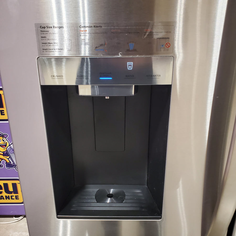 Midea Energy Star 29 cu. ft. OneTouch AutoFill™ French Door Refrigerator in Stainless Steel MRF29D9BST - Scratch & Dent (Major)