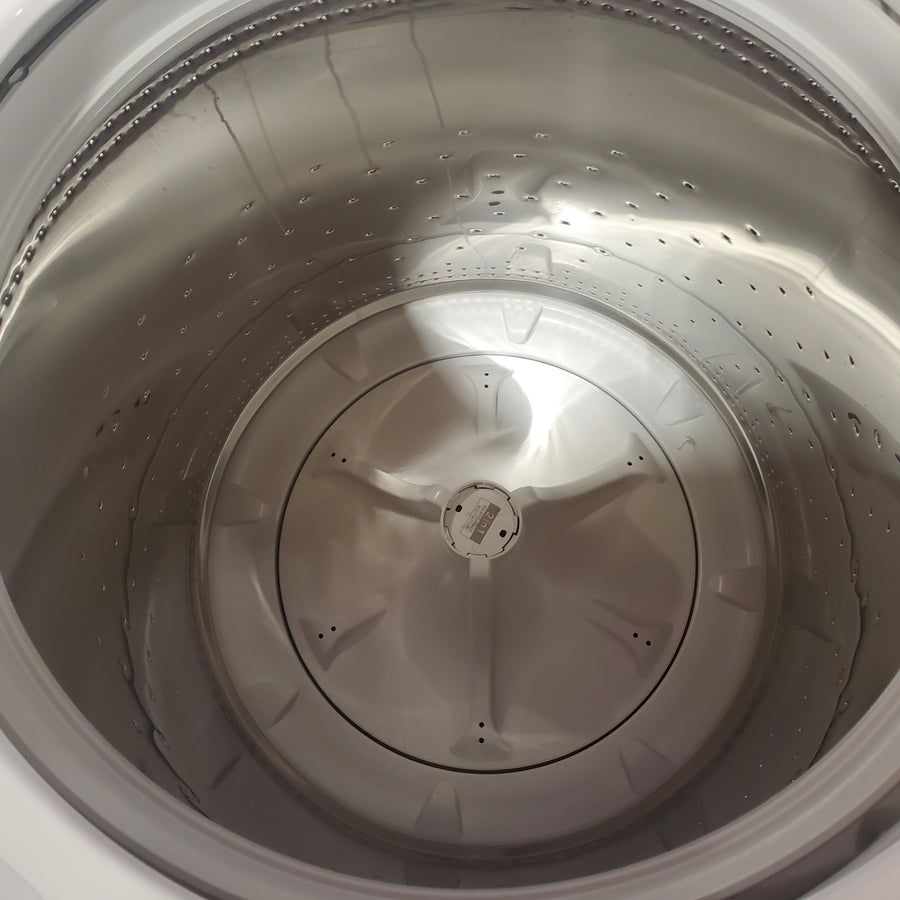 Whirlpool 3.8–3.9 Cu. Ft. Top Load Washer with 2 in 1 Removable Agitator and Soil Level Selection WTW4957PW - Certified Refurbished and Whirlpool 7-cu ft Vented Electric Dryer WED4815EW - Certified Refurbished