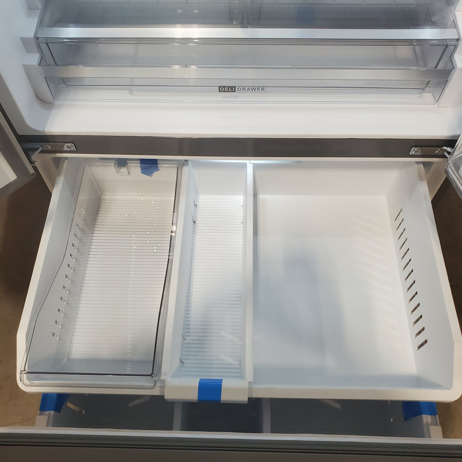 Whirlpool French Door 31 Cu. Ft. Refrigerator with Total Coverage Cooling in Fingerprint Resistant Stainless Steel WRFF3136SZ - Open Box