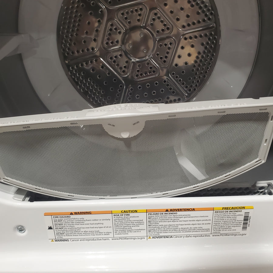 Hotpoint 6.2 cu. ft. Capacity Electric Dryer with Up To 120 ft. Venting and Shallow Depth HTX26EASWWW - Scratch & Dent (Minor)