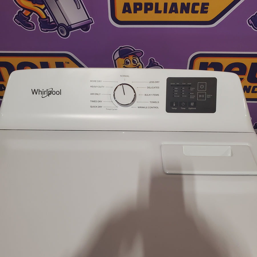 Whirlpool 7.0 cu. ft. Electric Dryer with Adaptive Dry and Wrinkle Shield™ Option WED4307SW - Open Box