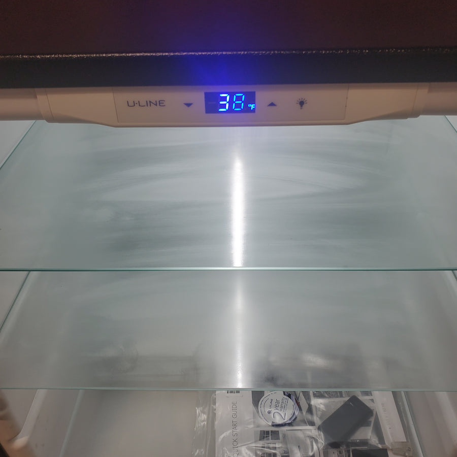U-Line ADA Series 5.3 Cu. Ft. Mini Fridge in Stainless Solid UADA24RS13B - Open Box