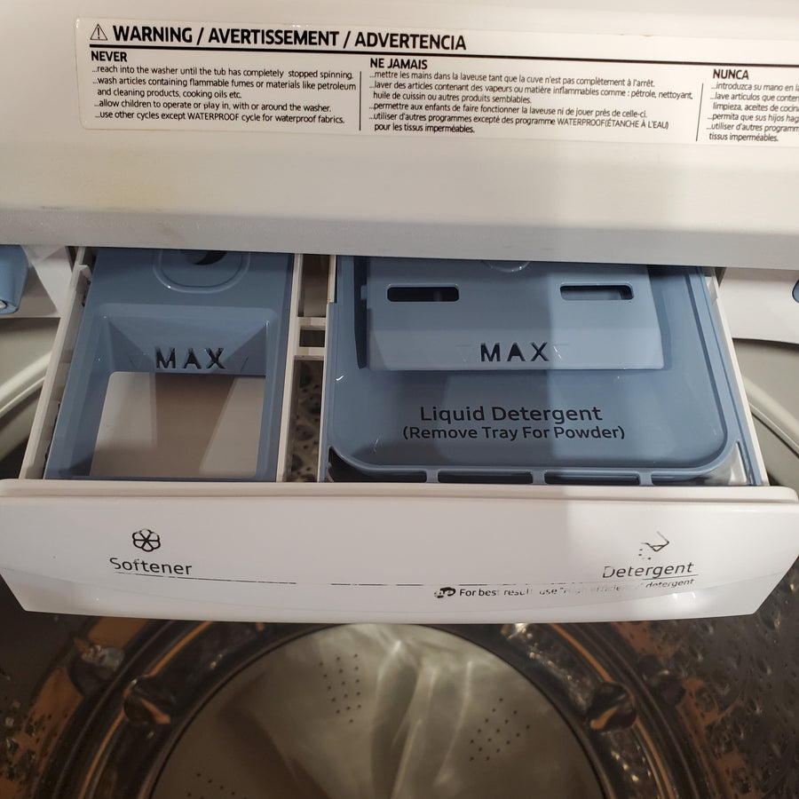 Samsung ENERGY STAR 5.0 cu. ft. Top Load Washing Machine with Active Water Jet WA50R5200AW - Certified Refurbished