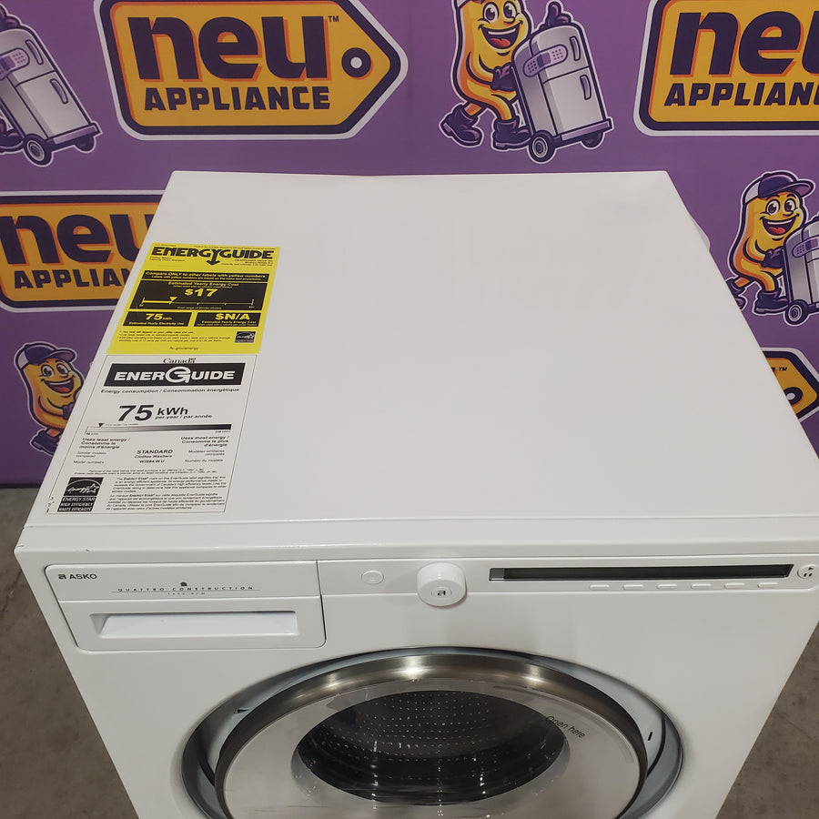 Asko Steel Seal™ Washing Machine in White W4114C.W - Scratch & Dent (Minor)