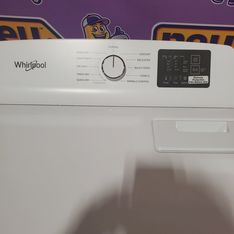 Whirlpool 7.0 cu. ft. Electric Dryer with Adaptive Dry and Wrinkle Shield™ Option WED4307SW - Open Box