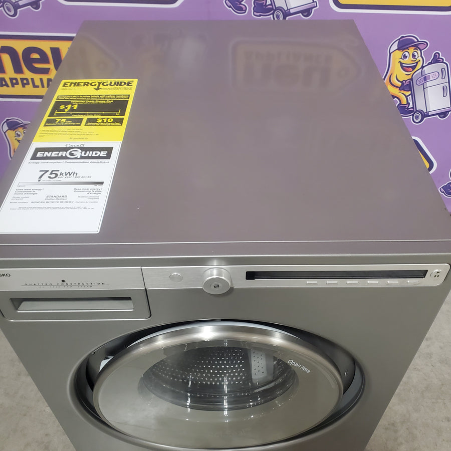 Asko 24 Inch Front Load Washer with 2.8 Cu. Ft. Capacity, Active Drum™ Technology, Quattro Construction™ Technology, 22 Wash Programs, Steam Refresh, Sanitize, Bedding, Allergy Programs, and Super Wash W4114C.T - Scratch & Dent (Minor)
