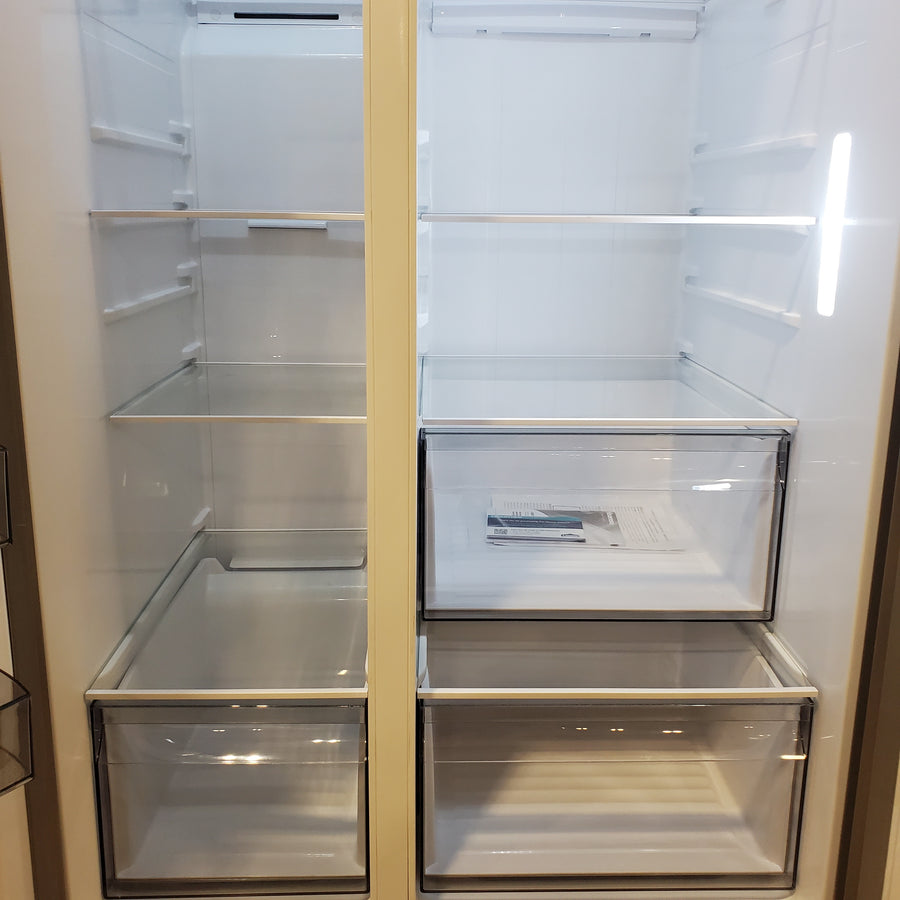 Hisense 29.1 cu. ft. Standard Depth Side by Side Refrigerator Stainless Steel 22321474 - HRS290P5FSE - Scratch & Dent (Moderate)
