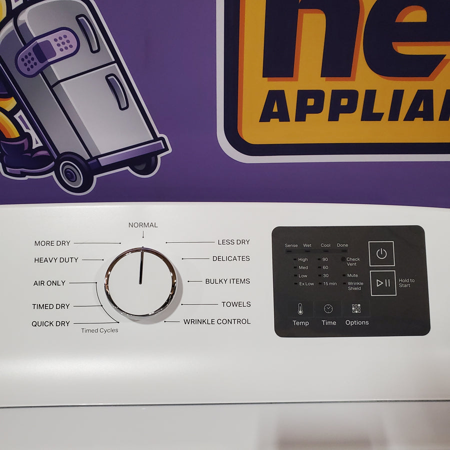 Whirlpool 7.0 cu. ft. Electric Dryer with Adaptive Dry and Wrinkle Shield™ Option WED4307SW - Scratch & Dent (Minor)