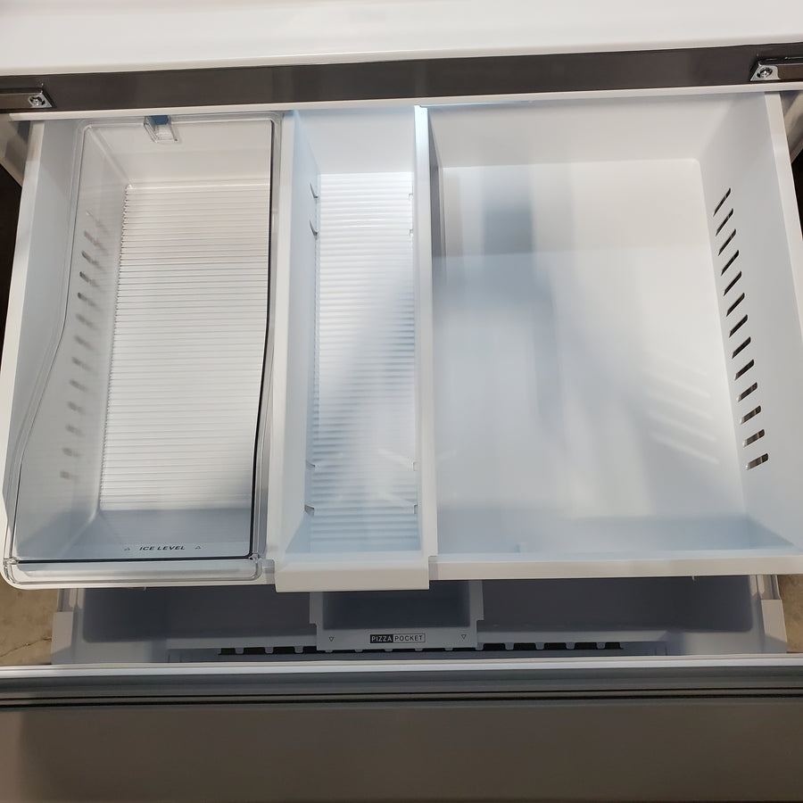 Whirlpool French Door 31 Cu. Ft. Refrigerator with Total Coverage Cooling in Fingerprint Resistant Stainless Steel WRFF3136SZ - Scratch & Dent (Minor)