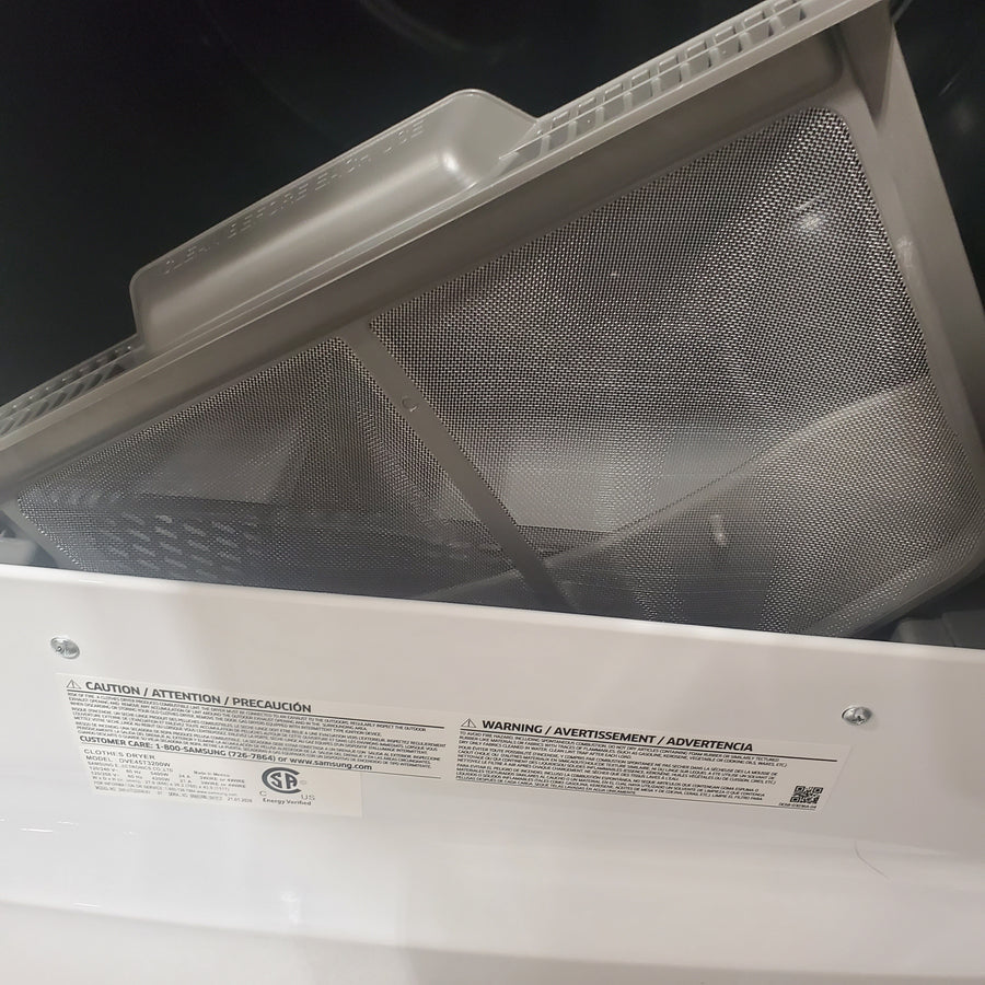 Samsung 7.2 cu. ft. Electric Dryer with Sensor Dry in White 22121519 - DVE45T3200W - Open Box
