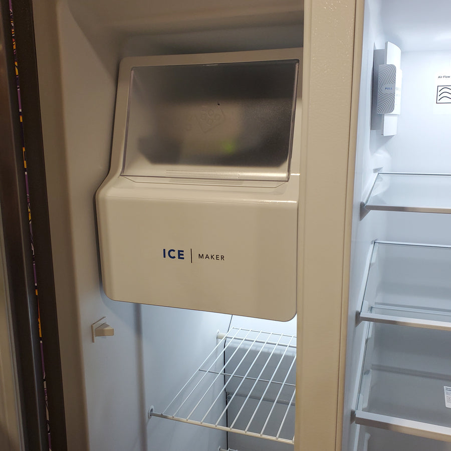 Frigidaire 33" Wide 22.3 cu. ft. ENERGY STAR Side by Side Refrigerator Stainless Steel with Exterior Water and Ice Dispenser FRSS2323AS - Scratch & Dent (Minor)