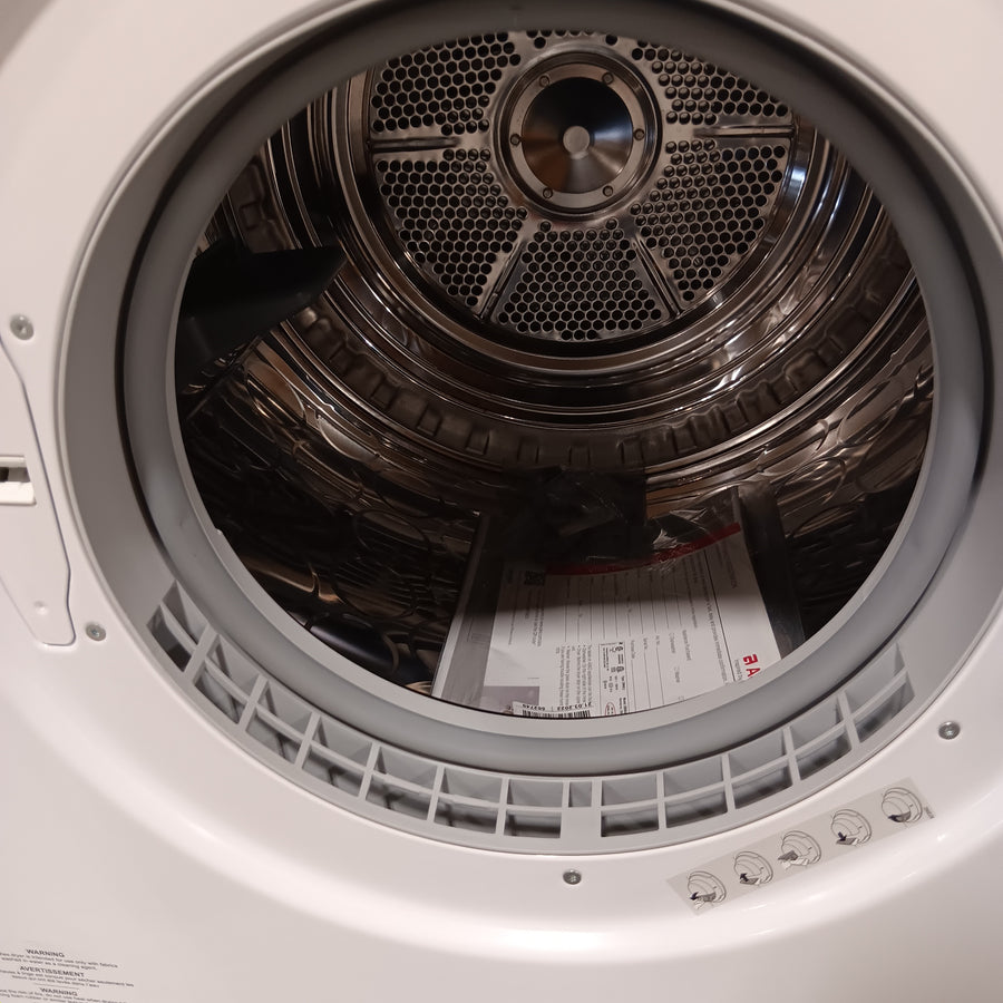 Asko 24 Inch Electric Dryer with 4.1 cu. ft. Capacity, Butterfly™ Drying System, Soft Drum™ Technology, 9 Drying Programs, Anti-Crease Mode, and Delay Start T208V.W - Scratch & Dent (Minor)