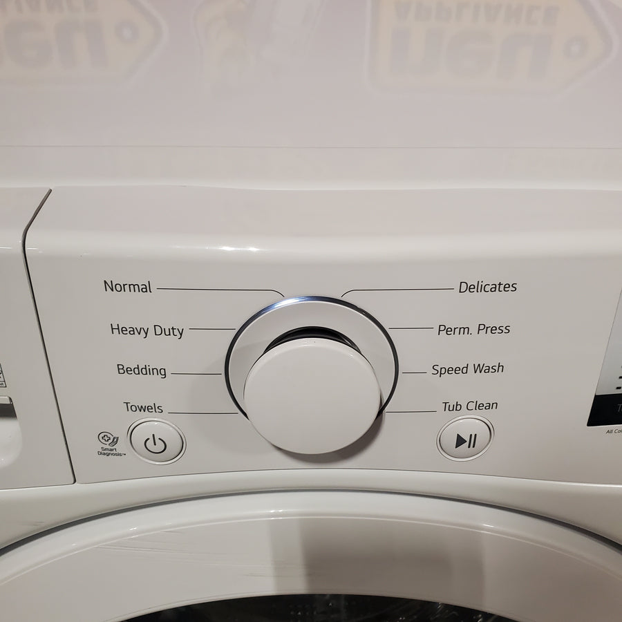 LG Ultra Large Capacity Front Load 4.5 Cu. Ft. Washer in White with ColdWash Technology WM3400CW - Scratch & Dent (Moderate) and LG 7.4 cu. ft. Large Capacity Electric Dryer in White DLE3400W - Open Box