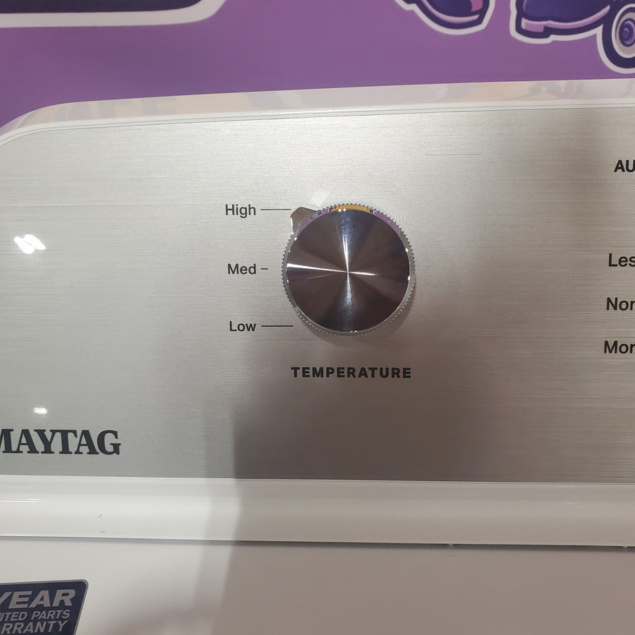 Maytag 4.2 Cu. Ft. Capacity Top Load Washer in White MTW4205SW - Scratch & Dent (Minor) and MayTag 7.0 cu. ft. Top Load Electric Wrinkle Prevent Dryer MED4500MW - Scratch & Dent (Minor)