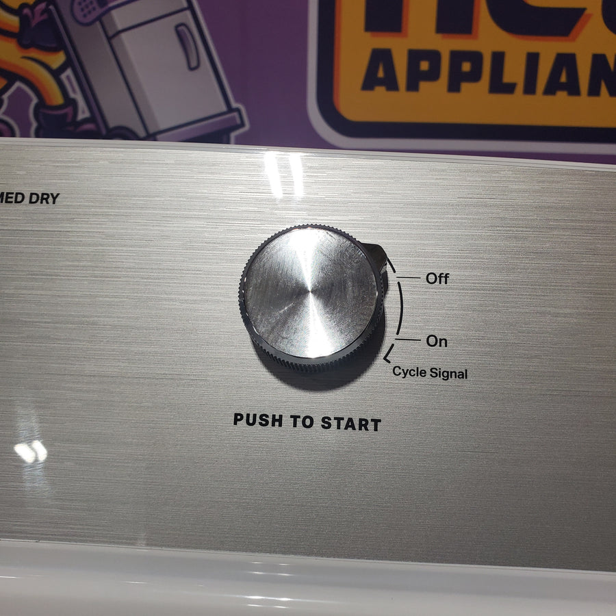 Maytag 4.2 Cu. Ft. Capacity Top Load Washer in White MTW4205SW - Open Box and MayTag 7.0 cu. ft. Top Load Electric Wrinkle Prevent Dryer MED4500MW - Scratch & Dent (Minor)