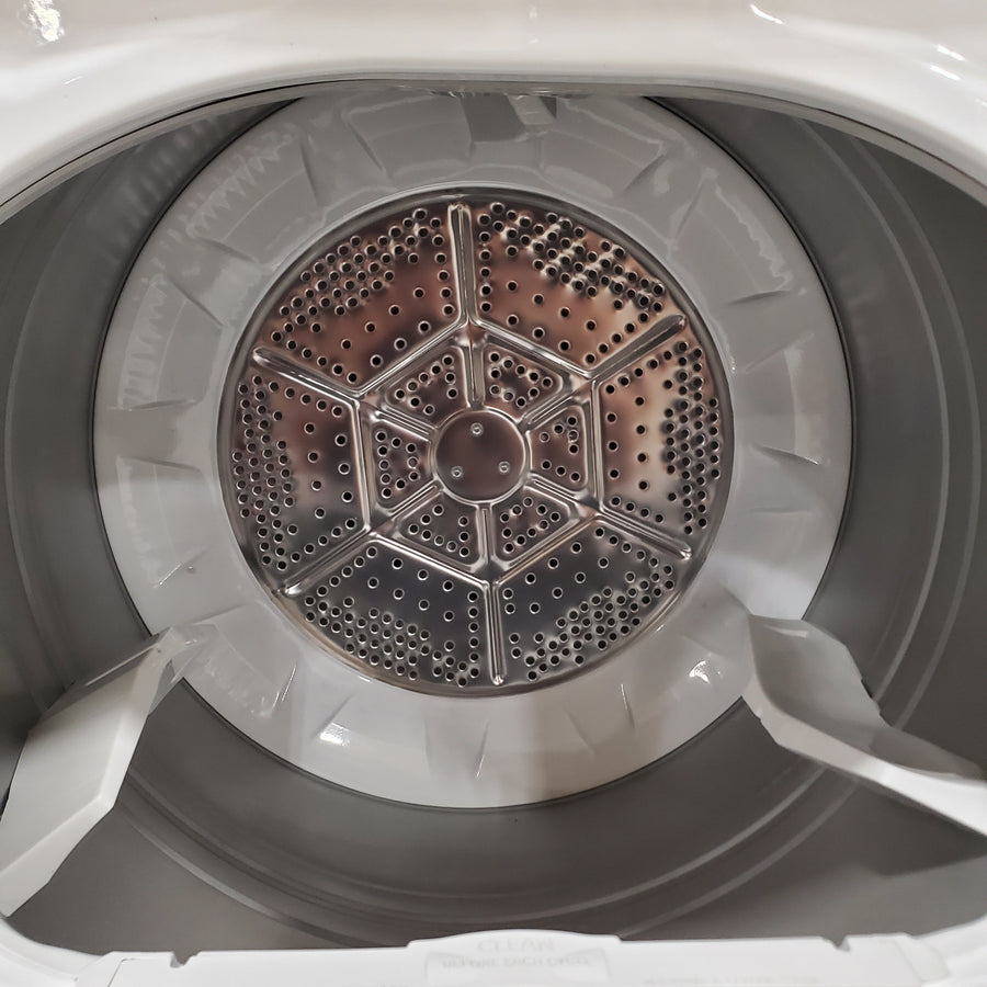 Hotpoint 6.2 cu. ft. Capacity Electric Dryer with Up To 120 ft. Venting and Shallow Depth HTX26EASWWW - Scratch & Dent (Major)