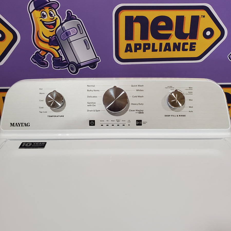 Maytag 4.2 Cu. Ft. Capacity Top Load Washer in White 22121499 - MTW4205SW - Scratch & Dent (Minor)