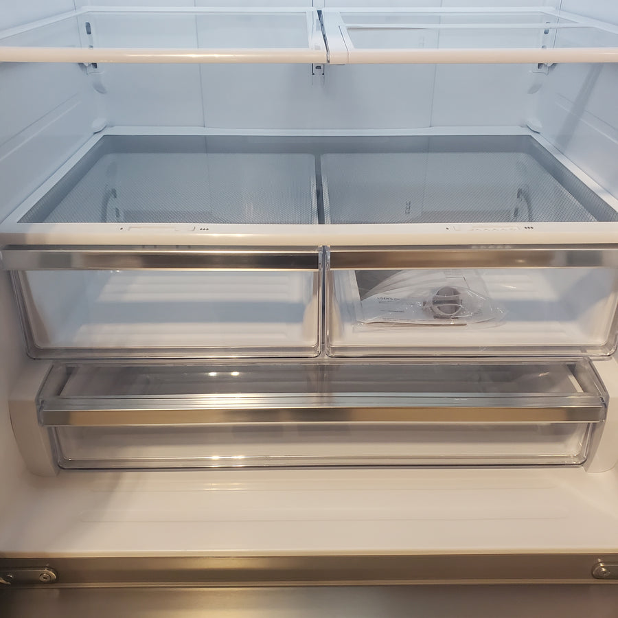 Hisense 26.6 cu. ft. French Door Refrigerator in Fingerprint Resistant Stainless Steel HRF266N6CSE1 - Scratch & Dent (Minor)
