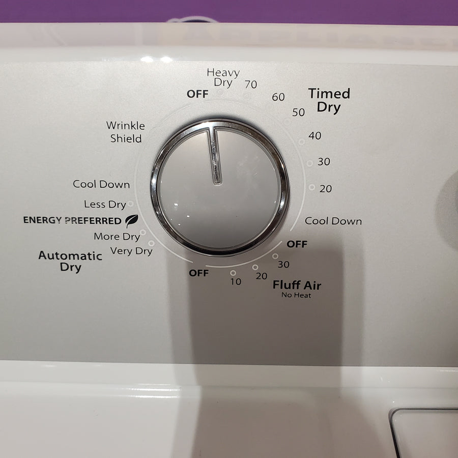 Whirlpool White Electric Extra Large 7.0 Cu. Ft. Dryer with Wrinkle Shield 22421741 - WED4815EW - Scratch & Dent (Minor)