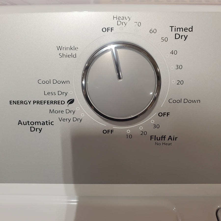 Whirlpool White Electric Extra Large 7.0 Cu. Ft. Dryer with Wrinkle Shield WED4815EW - Scratch & Dent (Minor)