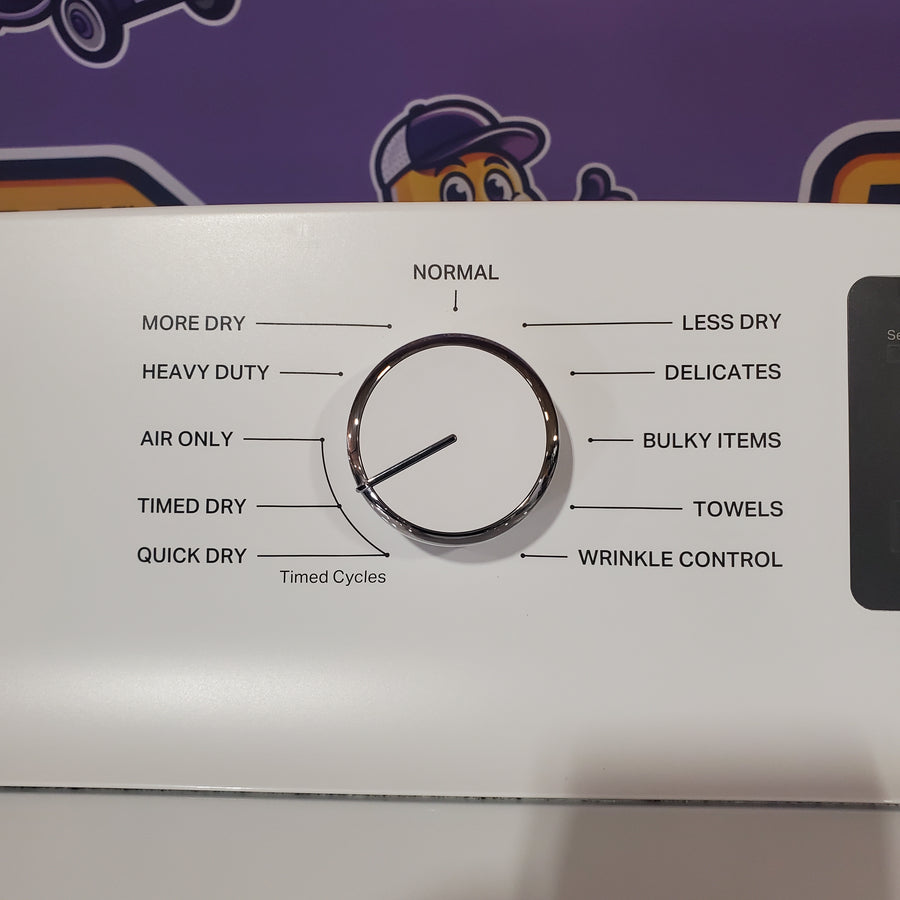 Whirlpool 4.2-4.3 Cu. Ft. Top Load Washer with 2-in-1 Removable Agitator and Soft Close Glass Lid WTW4307SW - Scratch & Dent (Minor) and Whirlpool 7.0 cu. ft. Electric Dryer with Adaptive Dry and Wrinkle Shield™ Option WED4307SW - Scratch & Dent (Minor)