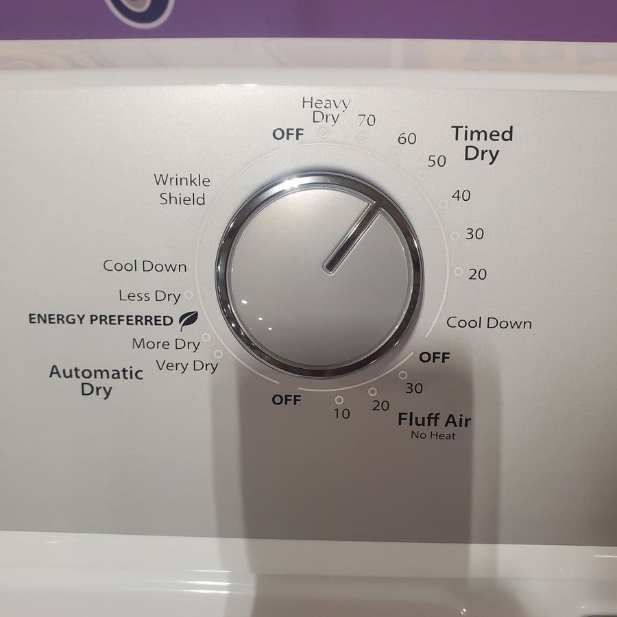 Whirlpool White Electric Extra Large 7.0 Cu. Ft. Dryer with Wrinkle Shield WED4815EW - Open Box