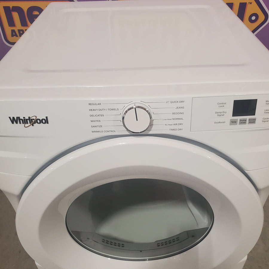 Whirlpool 7.4 cu. ft. ENERGY STAR® Front Load Electric Dryer with Wrinkle Shield™ Option 22521665 - WED4720RW - Scratch & Dent (Minor)