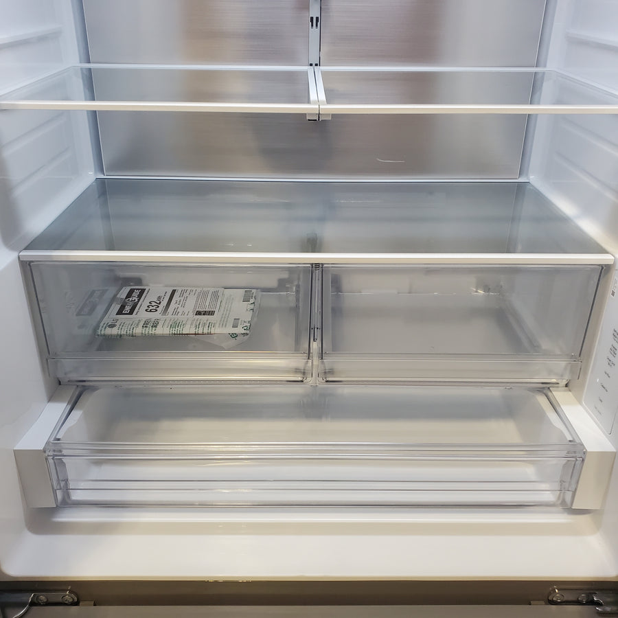 LG 27 cu. ft. Smart Counter-Depth MAX™ French Door Refrigerator with Linear Cooling™ and Internal Water Dispenser LRFLC2706S - Scratch & Dent (Minor)