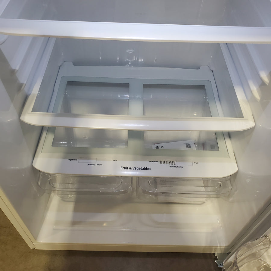 LG White 30 Inch Wide Top Freezer 20 Cu. Ft. Refrigerator with Electronic Temperature Controls and LoDecibel Quiet Operation LTCS20020W - Scratch & Dent (Minor)