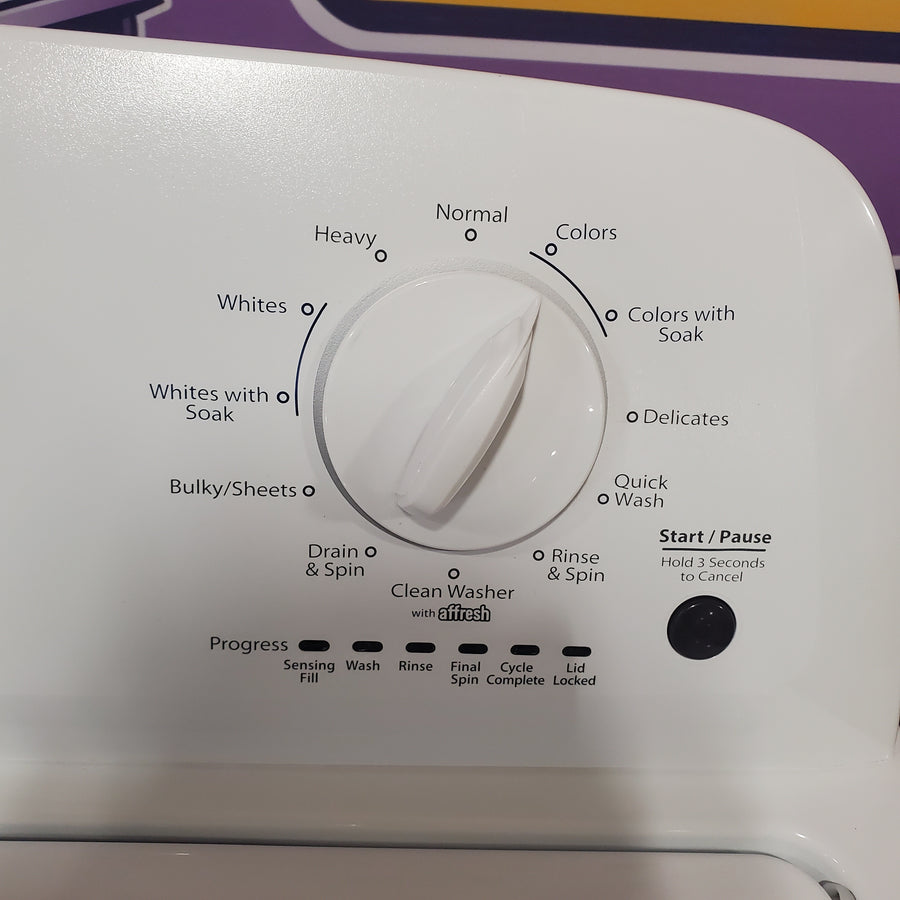 Whirlpool White Top Load 3.8 Cu. Ft. Washer with Late Lid Lock WTW4655JW2 - Certified Refurbished