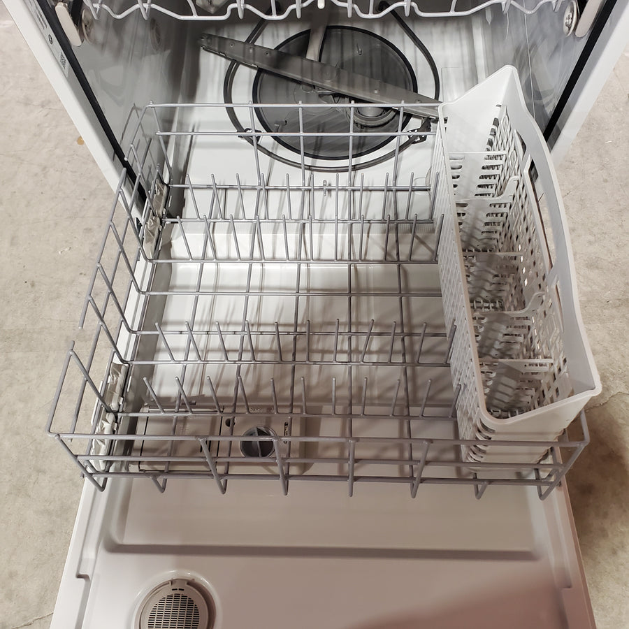 Whirlpool 24-in Front Control Built-in Dishwasher with Boost Cycle, Sani Rinse, and 57-Decibel in White 22321460 - WDF341PAPW - Scratch & Dent (Minor)