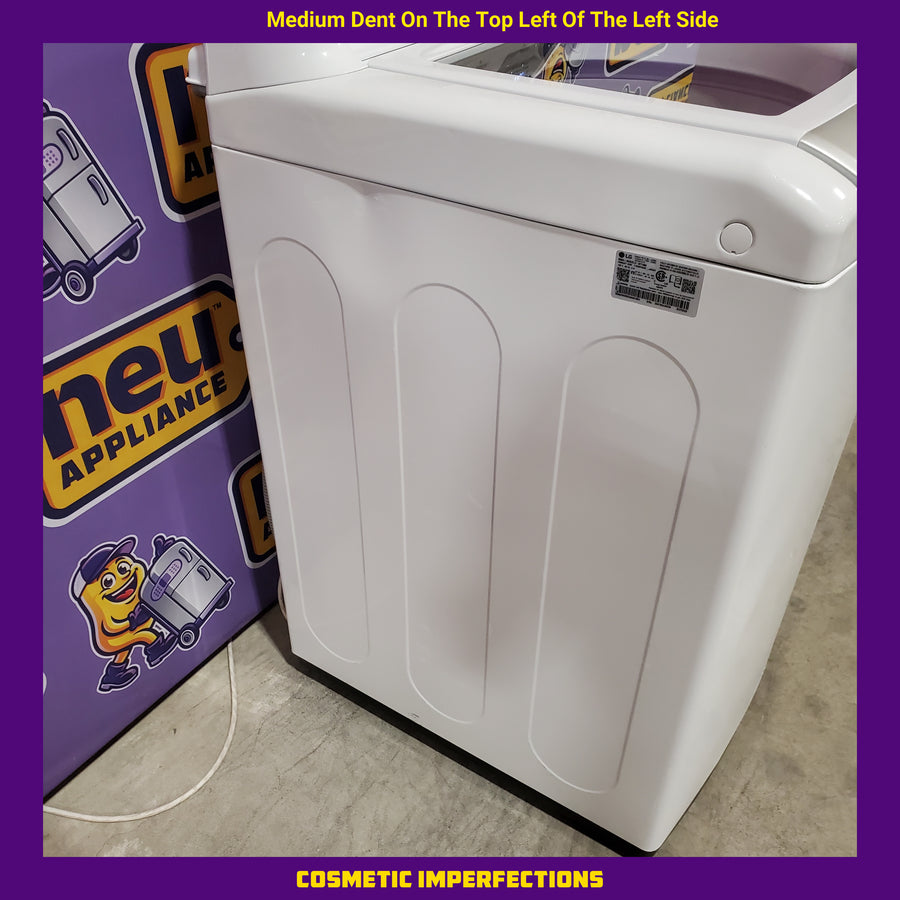 LG 5.5 cu. ft. Mega Capacity Smart Wi-Fi Enabled Top Load Washer with Impeller & TurboWash3D™ Technology WT7400CW - Certified Refurbished
