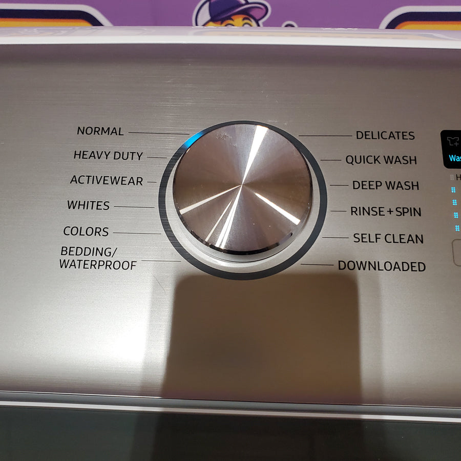 Samsung 5.2 cu. ft. Large Capacity Smart Top Load Washer with Super Speed Wash in White WA52DG5500AW - Scratch & Dent (Minor)