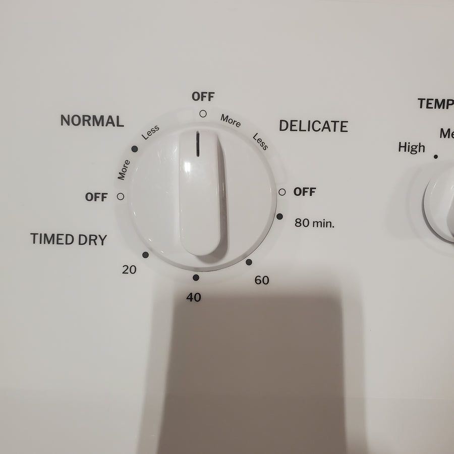 Hotpoint 6.2 cu. ft. Capacity Electric Dryer with Up To 120 ft. Venting and Shallow Depth HTX26EASWWW - Scratch & Dent (Minor)