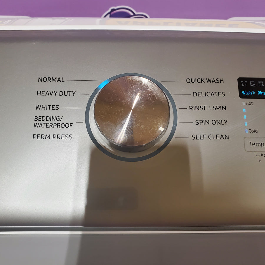 Samsung ENERGY STAR 5.0 cu. ft. Top Load Washing Machine with Active Water Jet WA50R5200AW - Certified Refurbished