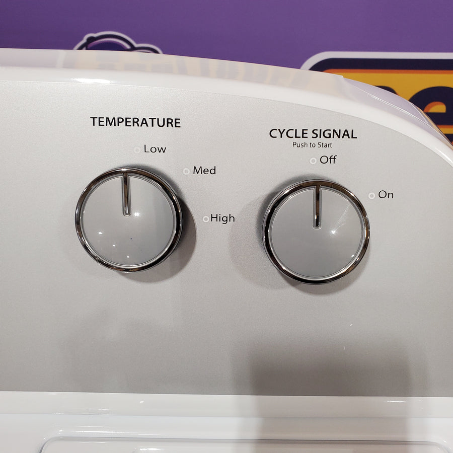 Whirlpool White Electric Extra Large 7.0 Cu. Ft. Dryer with Wrinkle Shield 22121517 - WED4815EW - Scratch & Dent (Minor)