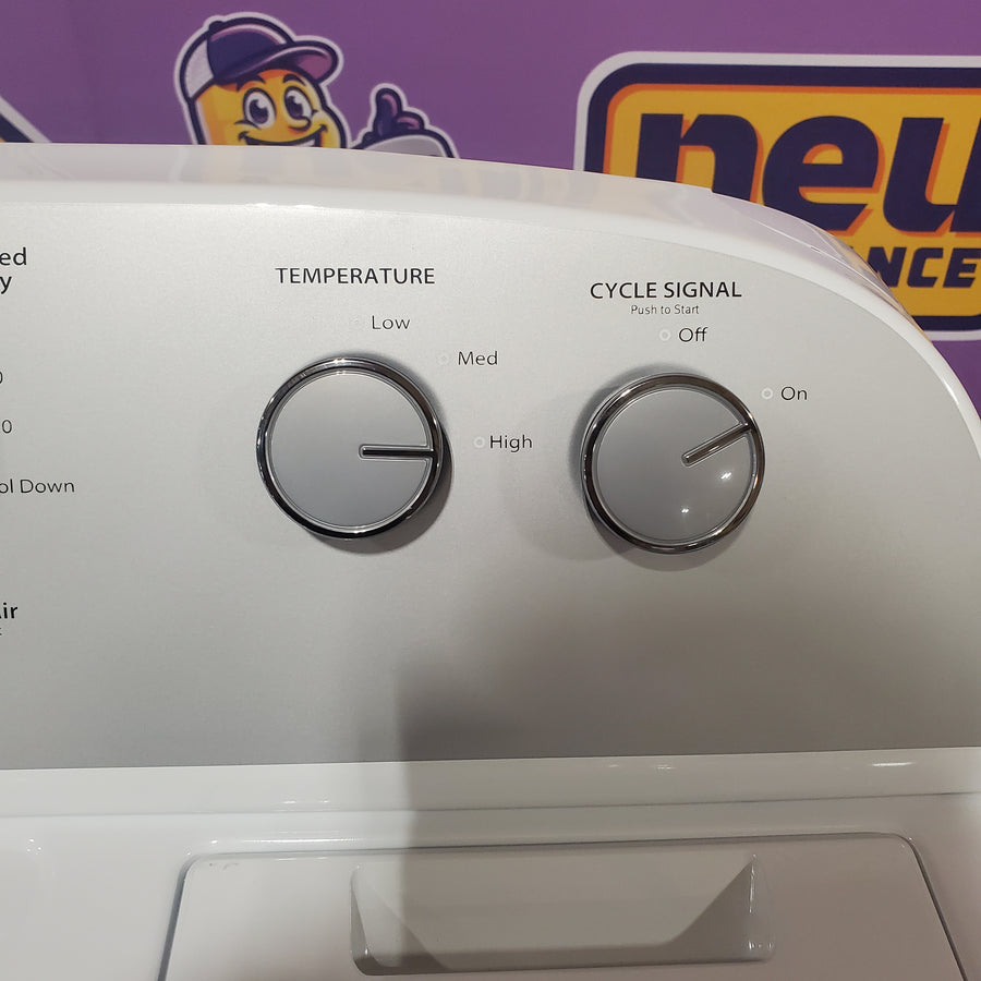 Whirlpool White Electric Extra Large 7.0 Cu. Ft. Dryer with Wrinkle Shield WED4815EW - Scratch & Dent (Minor)