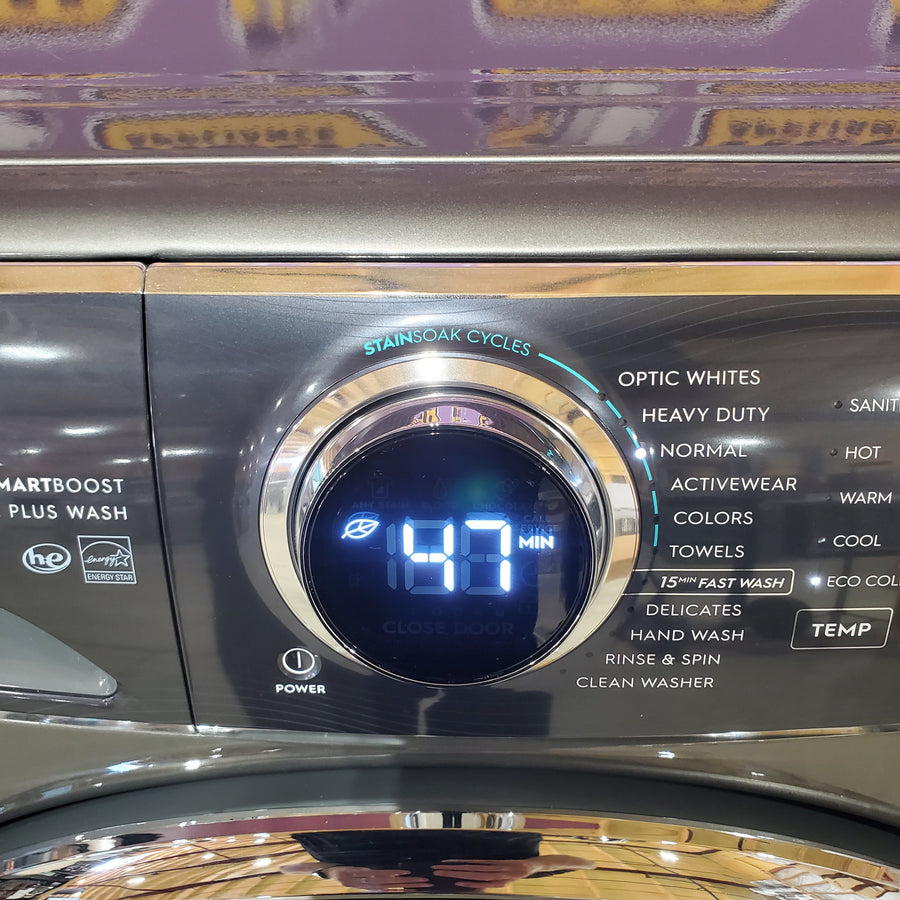 Electrolux Titanium Front Load 600 Series 4.5 Cu. Ft. Washer with Smartboost and Hand Wash Cycle ELFW7637AT - Scratch & Dent (Minor)