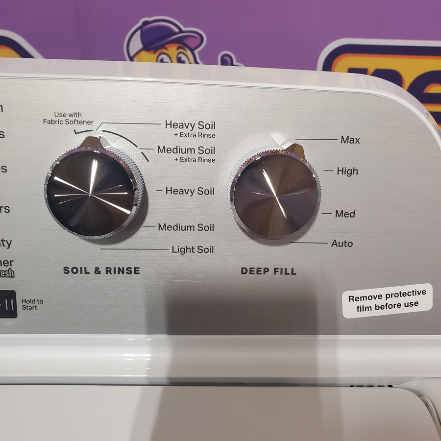 Maytag 4.7 cu. ft. Top Load Washer with Agitator, Pet Pro Option and Extra Power in White MTW5605RW - Scratch & Dent (Minor)