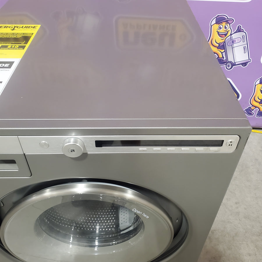 Asko 24 Inch Front Load Washer with 2.8 Cu. Ft. Capacity, Active Drum™ Technology, Quattro Construction™ Technology, 22 Wash Programs, Steam Refresh, Sanitize, Bedding, Allergy Programs, and Super Wash W4114C.T - Scratch & Dent (Minor)
