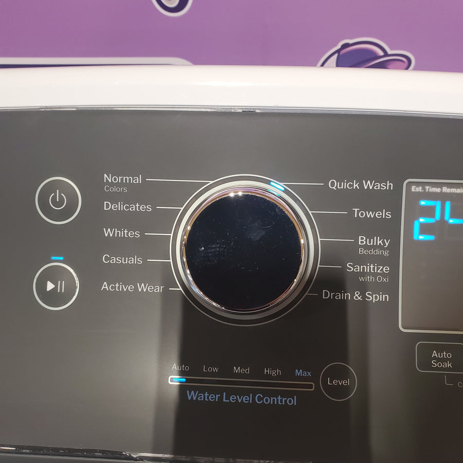 GE® 4.5 cu. ft. Capacity Washer with Water Level Control GTW585BSVWS - Certified Refurbished and GE® 7.4 cu. ft. Capacity Electric Dryer with Up To 120 ft. Venting and Sensor Dry GTD58EBSVWS - Certified Refurbished
