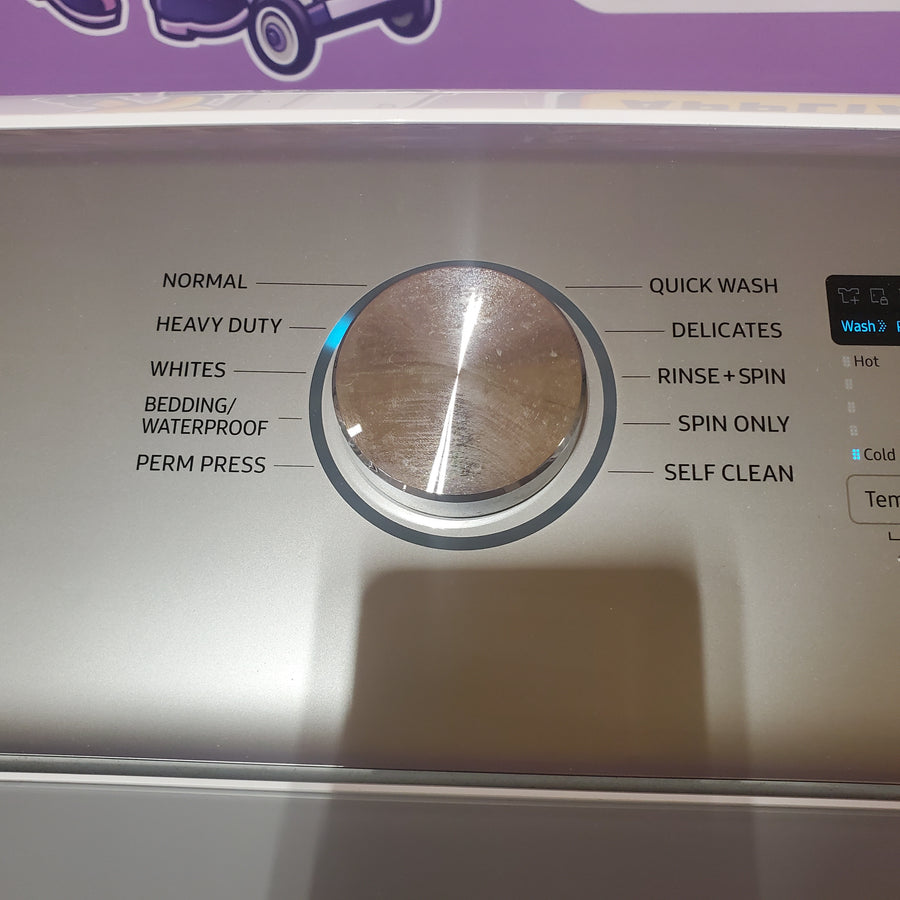 Samsung ENERGY STAR 5.0 cu. ft. Top Load Washing Machine with Active Water Jet WA50R5200AW - Certified Refurbished
