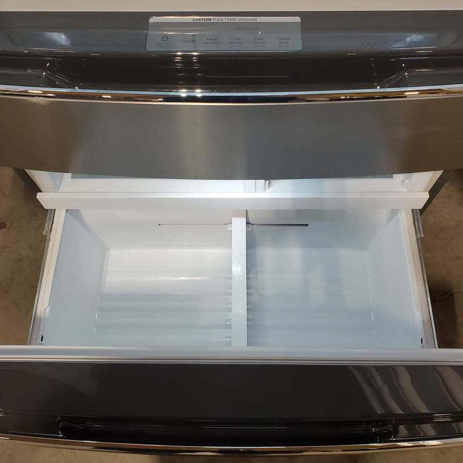 Frigidaire Gallery 22 Cu. Ft. 4-Door Counter-depth French Door Refrigerator with Ice Maker (Fingerprint Resistant Stainless Steel) ENERGY STAR GRMC2273CF - Scratch & Dent (Moderate)