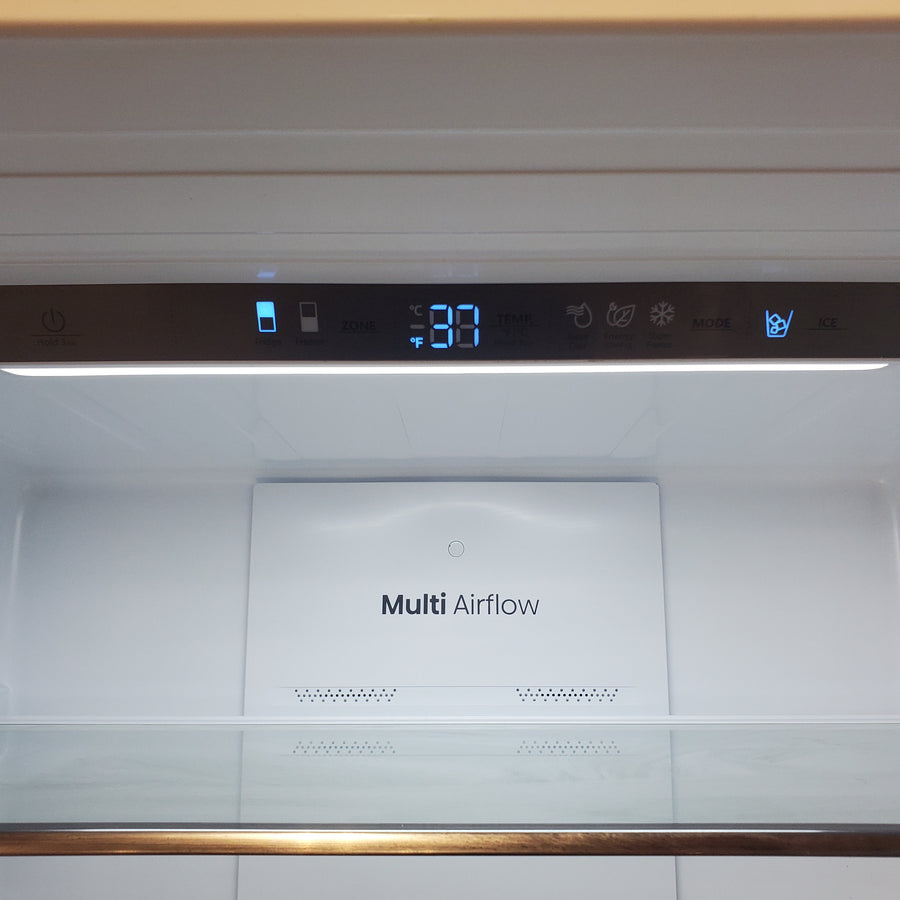 Hisense 33" Wide Counter Depth ENERGY STAR 17.2-cu ft Bottom-Freezer Refrigerator with Ice Maker in Fingerprint Resistant Stainless Steel HRB171N6BSE - Scratch & Dent (Minor)
