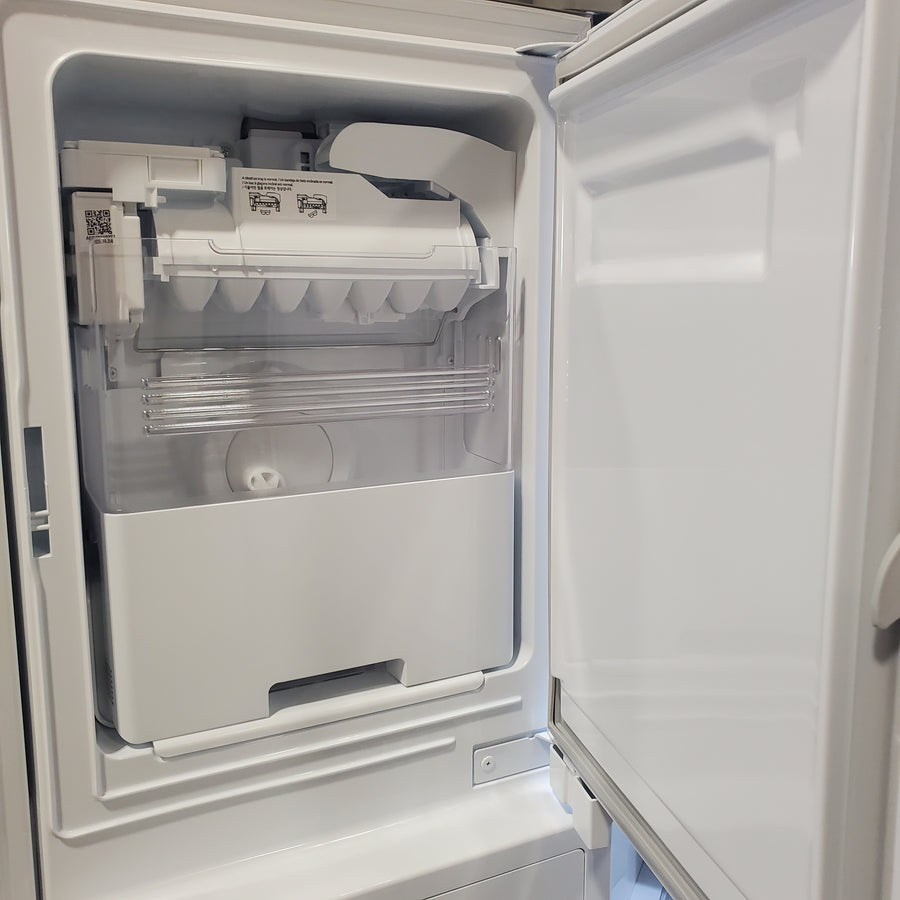 LG 26 cu ft ENERGY STAR Counter-Depth Smart French Door Refrigerator in Fingerprint Resistant Stainless Steel with Dual Ice Maker LRFXC2606S - Scratch & Dent (Moderate)