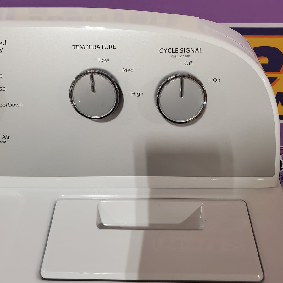 Whirlpool White Electric Extra Large 7.0 Cu. Ft. Dryer with Wrinkle Shield WED4815EW - Scratch & Dent (Minor)